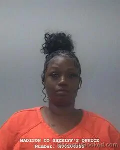 Mugshot of Jasmine S Pillow booked in Madison County, Alabama on July 25, 2026