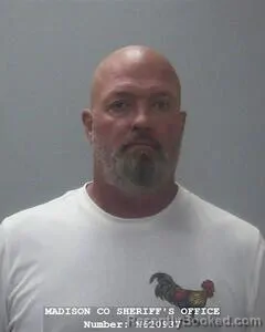 Mugshot of Michael A Mcgilton booked in Madison County, Alabama on July 25, 2026