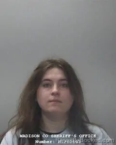 Mugshot of Julia M Sharp booked in Madison County, Alabama on July 25, 2026