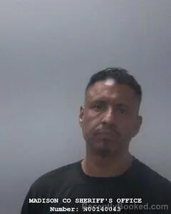 Mugshot of Erik Tadeo-Hernandez booked in Madison County, Alabama on July 26, 2026