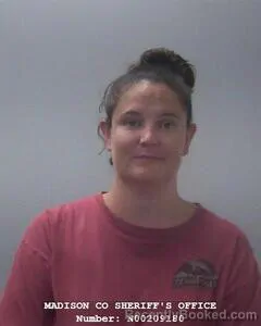Mugshot of Amanda F Korytko booked in Madison County, Alabama on July 26, 2026