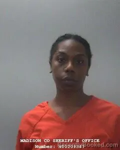 Mugshot of Demaria V Minner booked in Madison County, Alabama on July 28, 2026