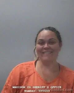 Mugshot of Ashley M Malone booked in Madison County, Alabama on July 28, 2026