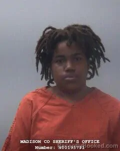 Mugshot of Asia A Arnold booked in Madison County, Alabama on July 29, 2026