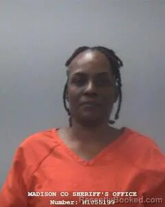 Mugshot of Latashia S Pegues booked in Madison County, Alabama on July 30, 2026