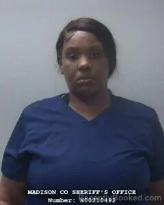 Mugshot of Ashley R Garner booked in Madison County, Alabama on August 3, 2026