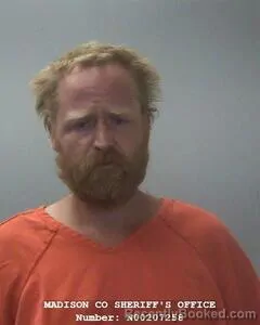 Mugshot of Jonathan W Devereaux booked in Madison County, Alabama on August 6, 2026