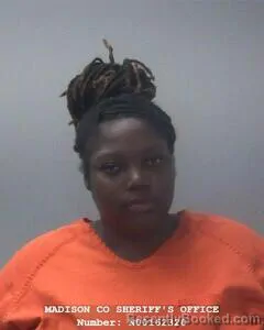 Mugshot of Kymbra'anna D Tolbert booked in Madison County, Alabama on August 7, 2026