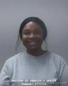 Mugshot of Shiquila C Robinson booked in Madison County, Alabama on August 7, 2026