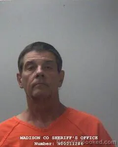 Mugshot of Michael W Simpson booked in Madison County, Alabama on August 7, 2026