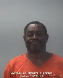 Mugshot of Marcus D Griffin booked in Madison County, Alabama on August 7, 2026
