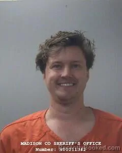 Mugshot of Joseph W Gunst booked in Madison County, Alabama on August 8, 2026