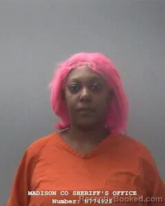 Mugshot of Shirlisa T Breach booked in Madison County, Alabama on August 15, 2026