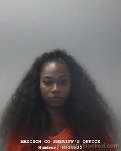 Mugshot of Labrisha N Garner booked in Madison County, Alabama on August 15, 2026