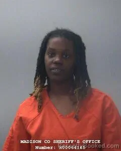 Mugshot of Kenya J Napier booked in Madison County, Alabama on August 16, 2026