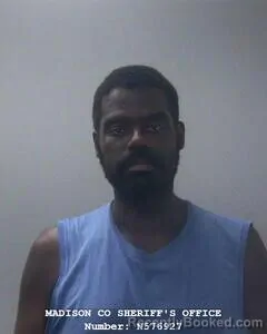 Mugshot of Marcus R Thompson booked in Madison County, Alabama on August 17, 2026