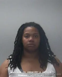 Mugshot of Jasmine M Clare Sajna booked in Madison County, Alabama on August 18, 2026