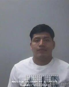 Mugshot of Odilio G Delacruz booked in Madison County, Alabama on September 18, 2026