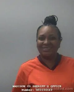 Mugshot of Sharonald L Wilkins booked in Madison County, Alabama on September 18, 2026