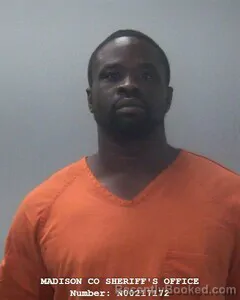 Mugshot of Jarad Beasley booked in Madison County, Alabama on September 23, 2026