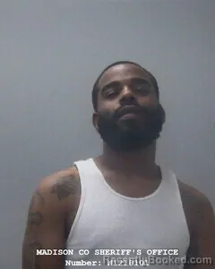 Mugshot of Ladarius C White booked in Madison County, Alabama on September 24, 2026