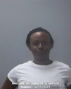 Mugshot of Jamiaah C Sharpe booked in Madison County, Alabama on September 25, 2026