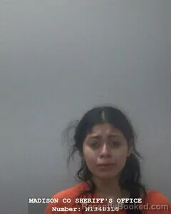 Mugshot of Vanessa P Hernandez booked in Madison County, Alabama on September 25, 2026