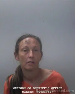 Mugshot of Rosemary Reynolds booked in Madison County, Alabama on September 27, 2026