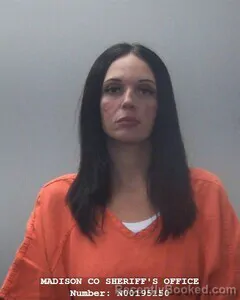 Mugshot of Katherine E Parker booked in Madison County, Alabama on September 27, 2026