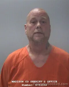Mugshot of Scott D Hill booked in Madison County, Alabama on September 29, 2026