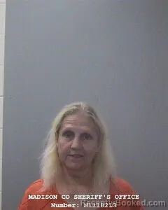Mugshot of Patricia P Myers booked in Madison County, Alabama on October 2, 2026