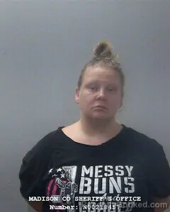 Mugshot of Tasha M Mireles booked in Madison County, Alabama on October 3, 2026