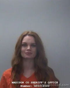 Mugshot of Mary K Markham booked in Madison County, Alabama on October 5, 2026