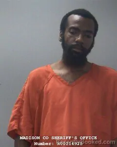 Mugshot of Vontae A Dexter booked in Madison County, Alabama on October 6, 2026