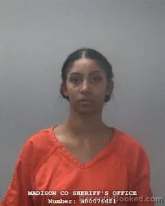 Mugshot of Teiasha S Williams booked in Madison County, Alabama on October 6, 2026