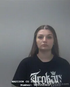 Mugshot of Kayla L Cook booked in Madison County, Alabama on October 8, 2026