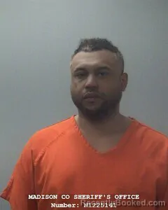 Mugshot of Richard R Ridgell booked in Madison County, Alabama on October 9, 2026