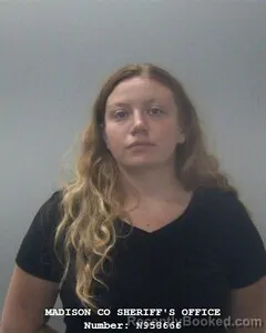 Mugshot of Reanna P Tripp booked in Madison County, Alabama on October 12, 2026