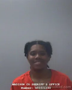 Mugshot of Dameesha N Macklin booked in Madison County, Alabama on October 25, 2026