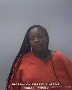 Mugshot of ALANDRI M THOMPSON booked in Madison County, Alabama on April 12, 2026