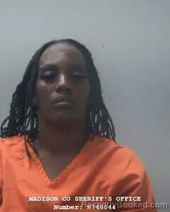 Mugshot of SANDRICKA N PRESIDENT booked in Madison County, Alabama on June 25, 2026