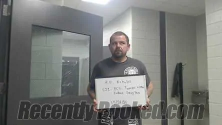 Booking photo from Marion County, Alabama