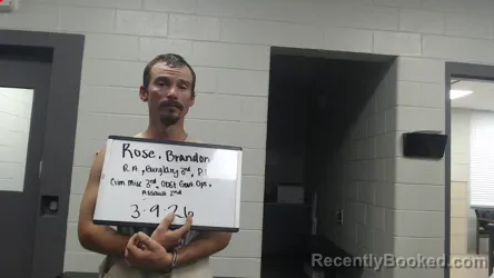 Mugshot of BRANDON ROSE