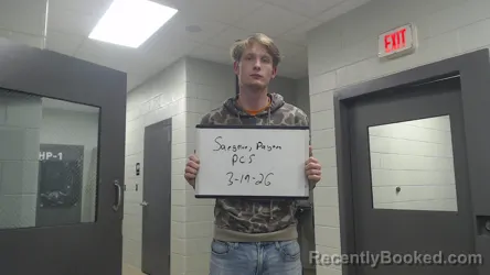 Mugshot of PAYTON SARGENT