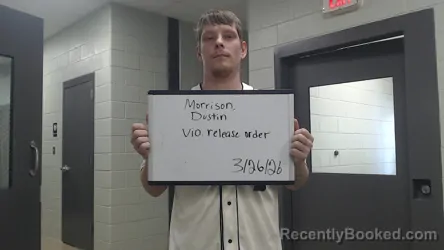 Mugshot of DUSTIN MORRISON