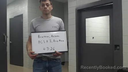 Mugshot of DEXTER BRANNON booked in Marion County, Alabama on April 3, 2026