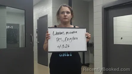 Mugshot of MICHAELLA WOODWARD booked in Marion County, Alabama on April 3, 2026