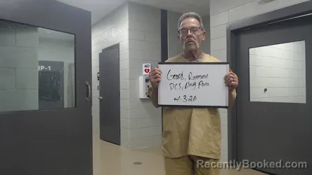 Mugshot of RAYMOND GEARD booked in Marion County, Alabama on April 3, 2026