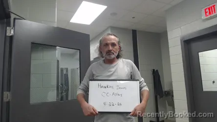 Mugshot of JAMES HAWKINS booked in Marion County, Alabama on April 22, 2026