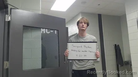 Mugshot of PAYTON SARGENT booked in Marion County, Alabama on April 23, 2026